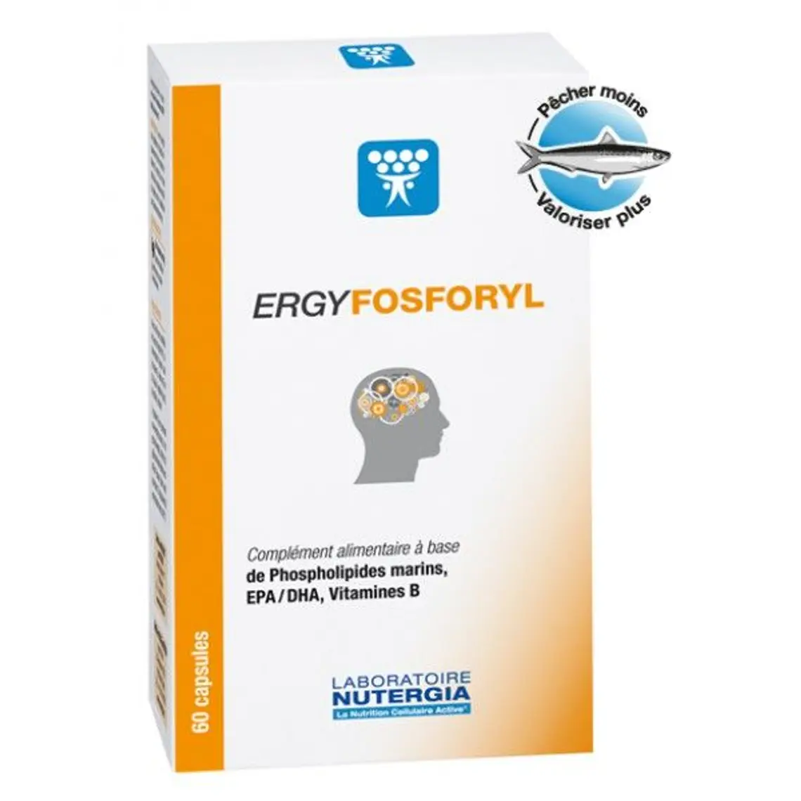 ЕРЖИФОСФОРИЛ - ERGYFOSFORYL памет, концентрация, конгитивност, омега 3,6,9, гинко билоба, вит.В